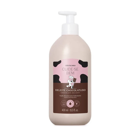 O Boticário Cuide-se Bem Deleite Chocolatudo Hydrating Body Lotion 400ml
